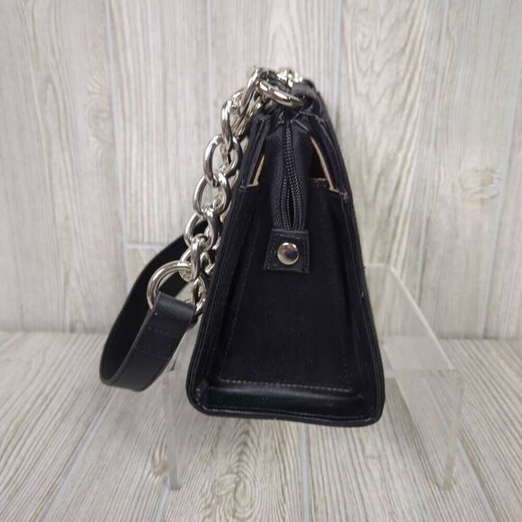 Miche Classic Black Women’s Shoulder Bag Purse With Metal Chain Strap - Picture 6 of 12